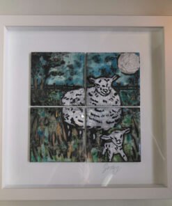 Alternative view of Sheep Gazing - 33cm