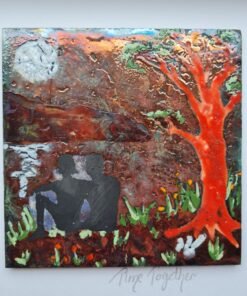 Couple sitting/Time together 27cm